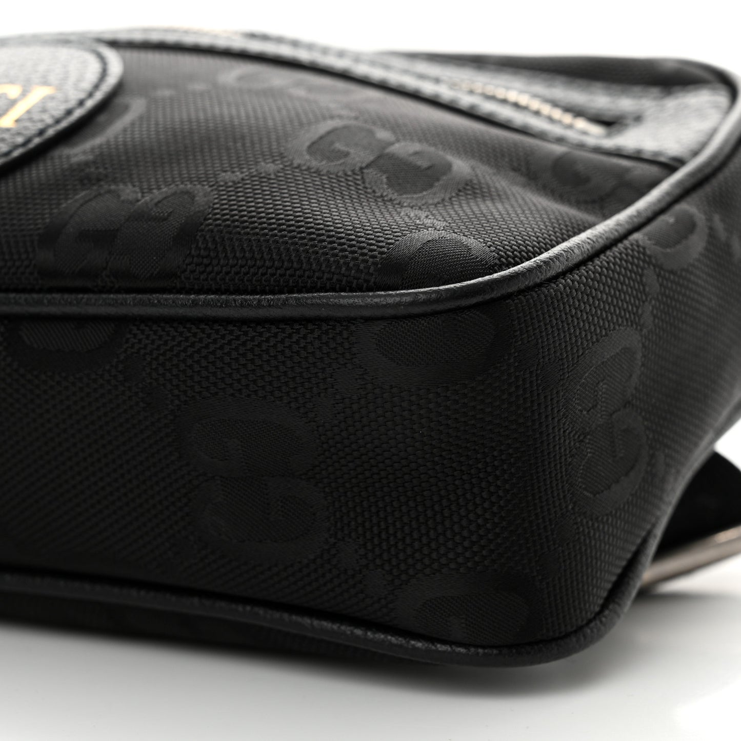 Econyl Nylon Monogram Off The Grid Belt Bag Black