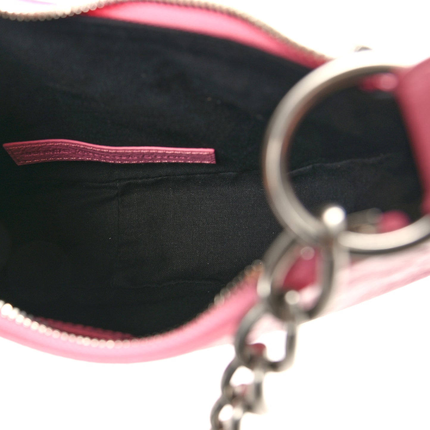 Agneau Arena Le Cagole Chain Shoulder Bag XS Sweet Pink