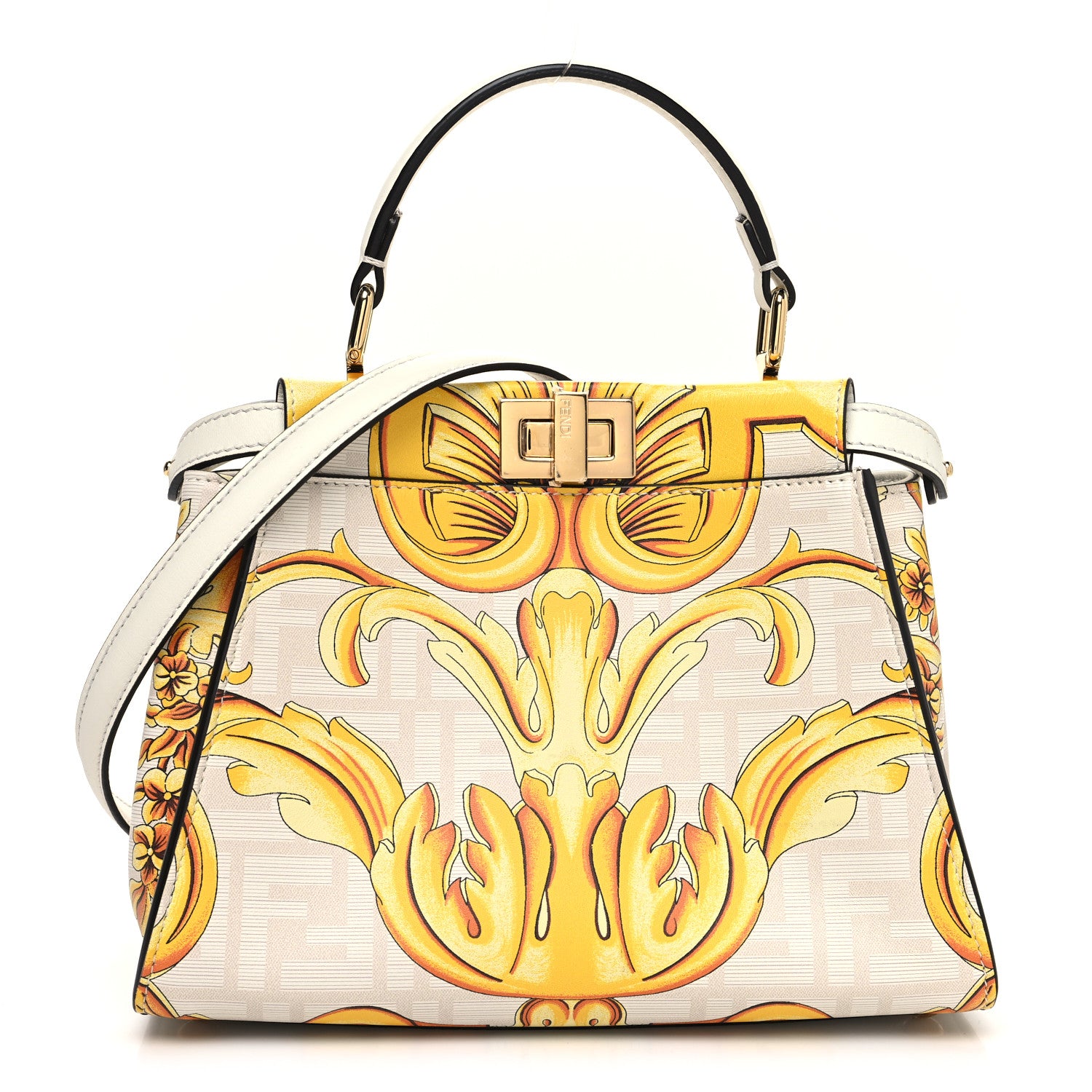 Fendi X VERSACE Vitello Seta Nappa Fendace FF Baroque Mini