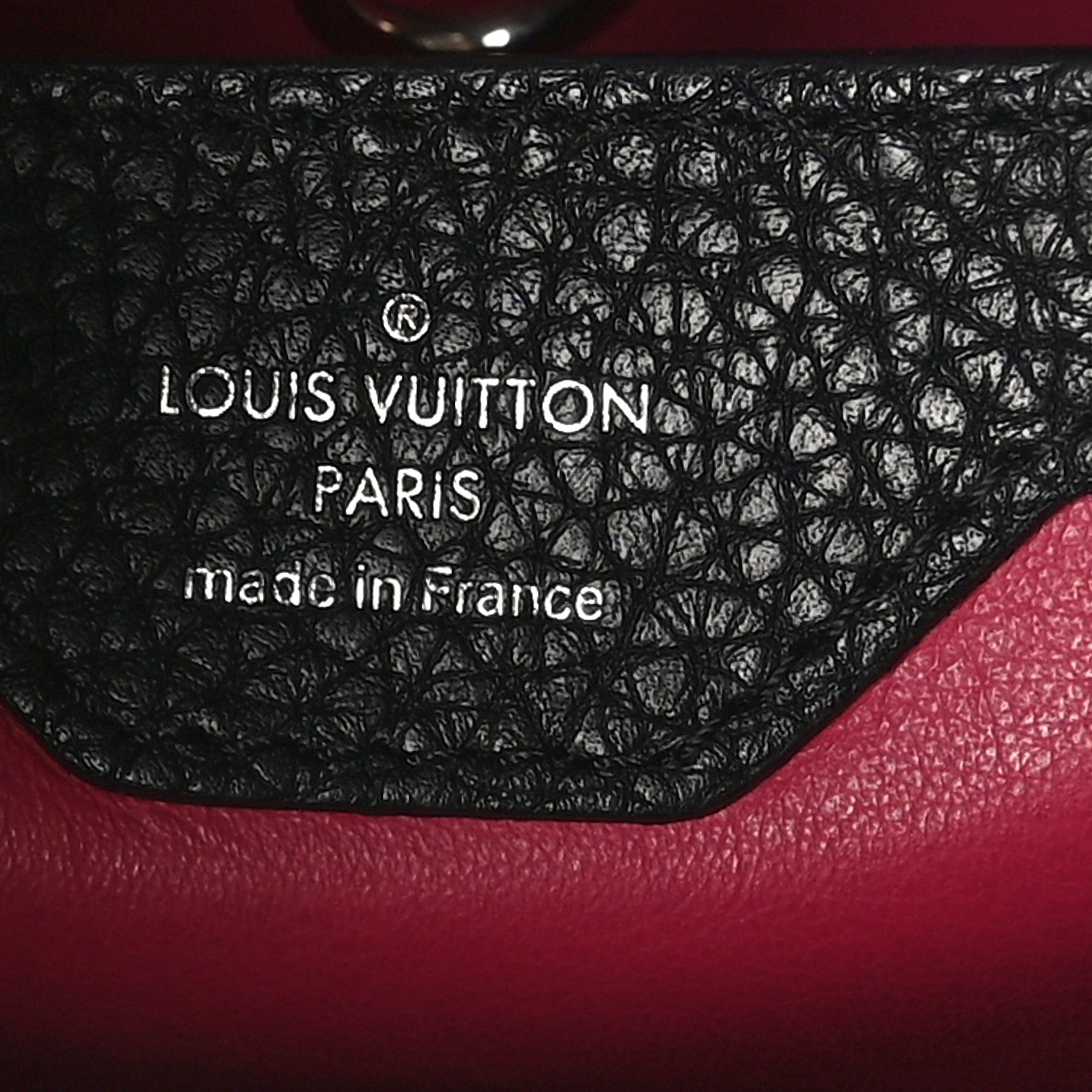 Louis Vuitton Taurillon Capucines BB Black 6 of 9