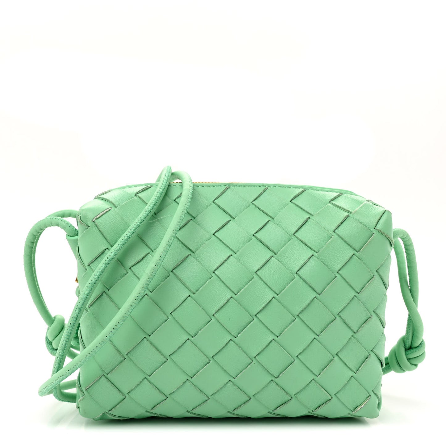 Nappa Intrecciato Mini Loop Camera Bag Siren