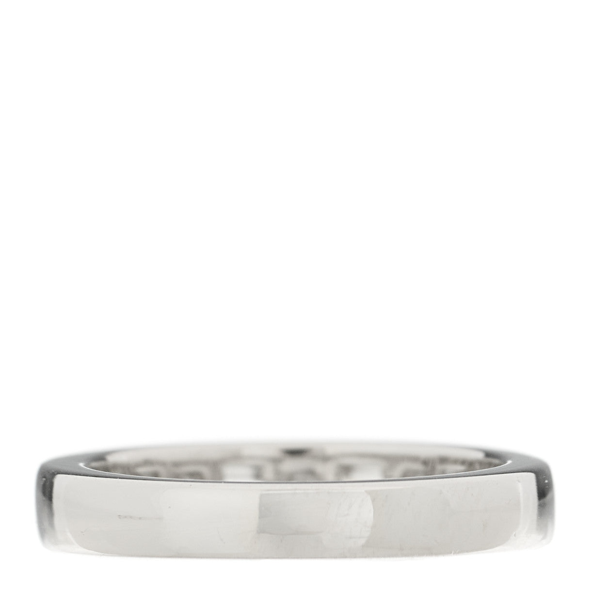 Platinum Round Baguette Diamond 3mm Channel-Set Eternity Band Ring 48 4.5