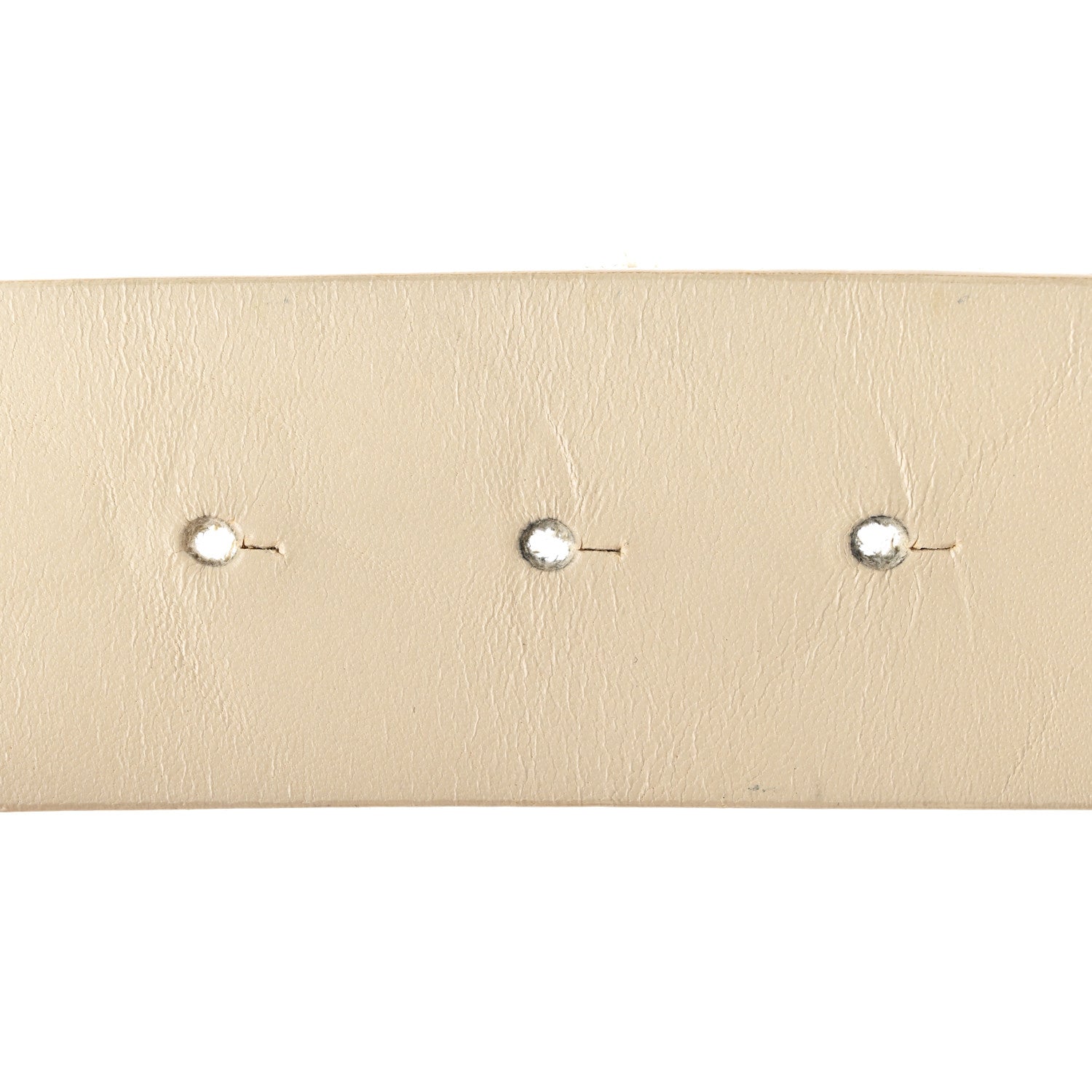 Chanel Calfskin Enamel CC Logo Belt 80 32 Light Beige 6 of 8