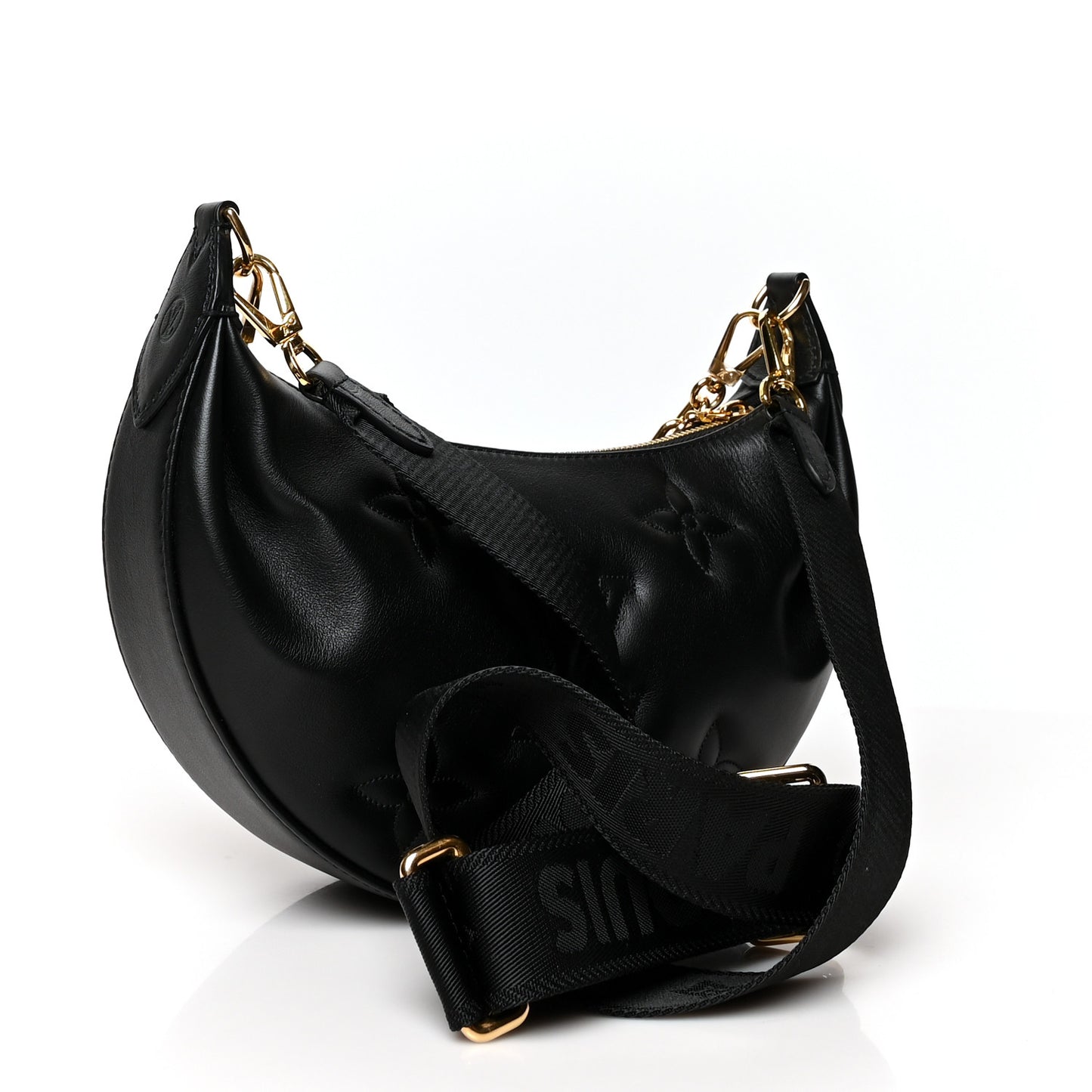 Calfskin Bubblegram Over The Moon Black