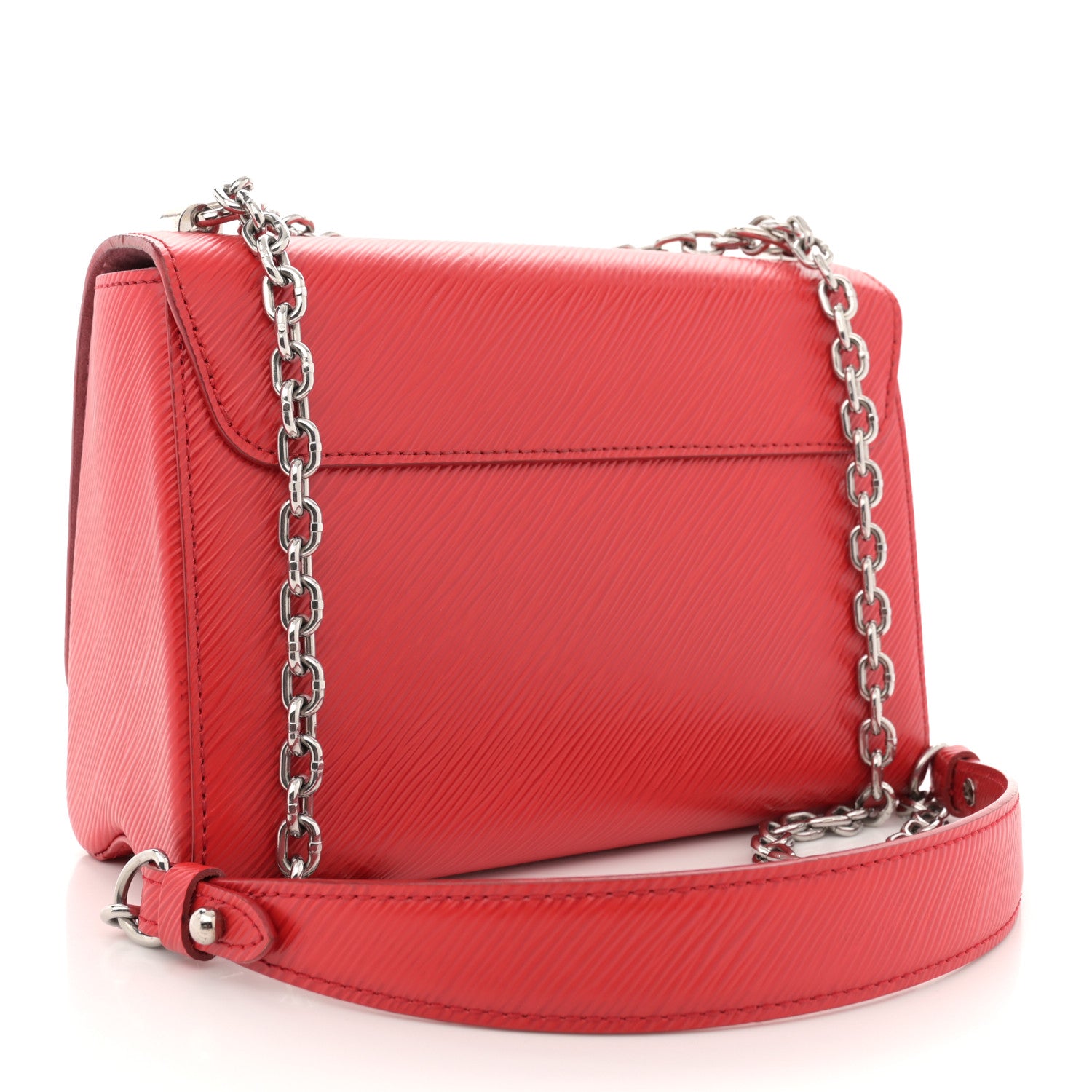 Louis Vuitton Epi Twist Shoulder Bag MM Coquelicot 3 of 14