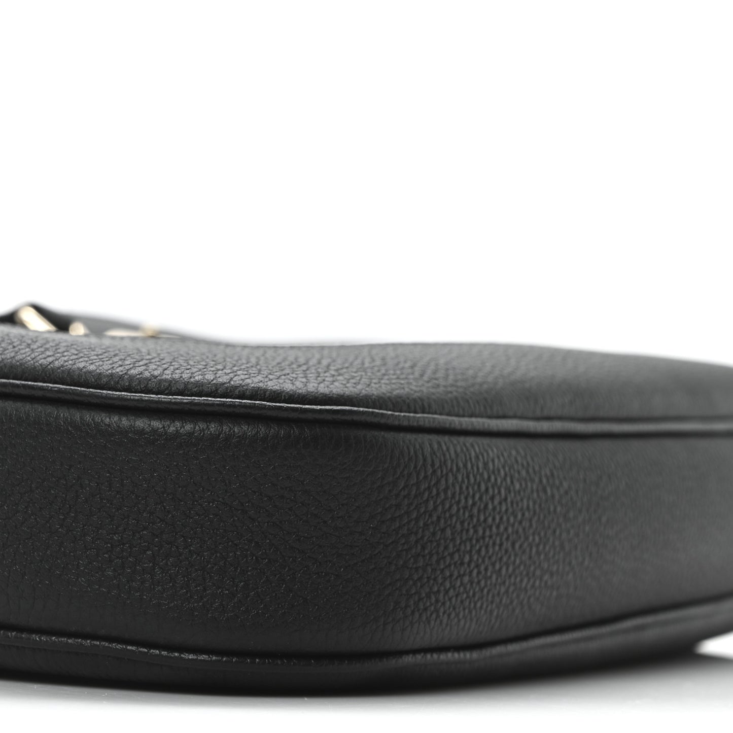 Pebbled Calfskin Large Jackie 1961 Hobo Black