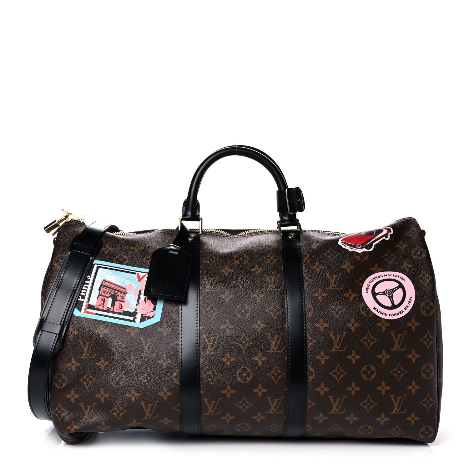 Louis Vuitton Monogram World Tour Keepall Bandouliere 50 974384