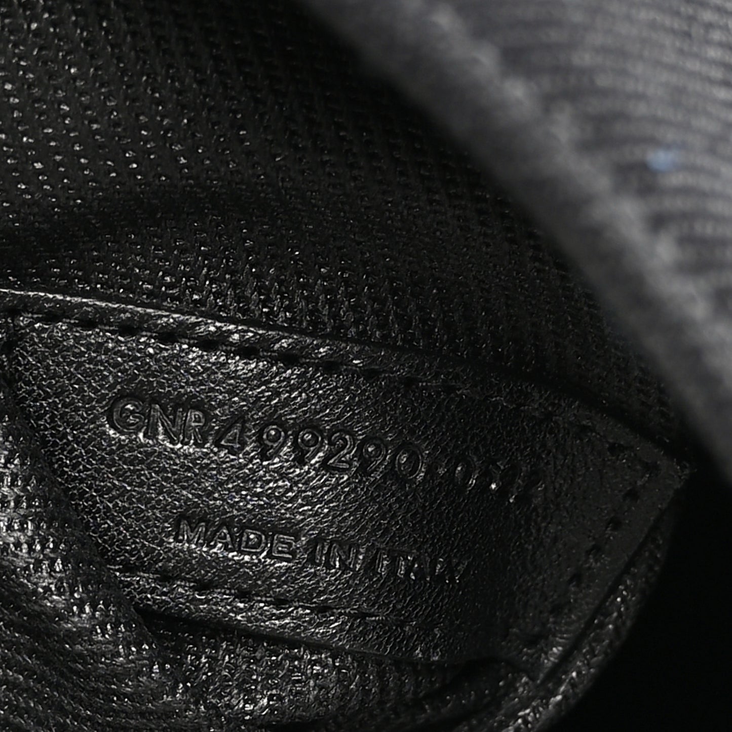 Linen Calfskin Rive Gauche Tote Black