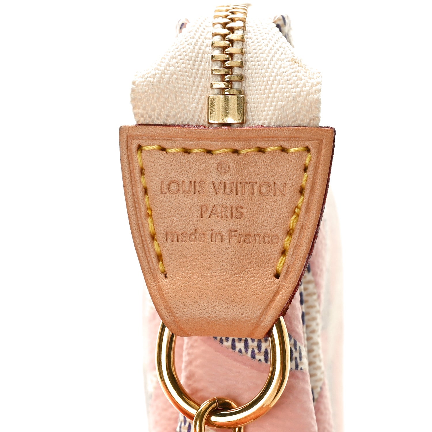 Louis Vuitton Damier Azur Tahitienne Mini Pochette Accessories 5 of 9
