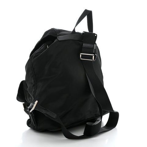 Nylon Vela Medium Backpack Black