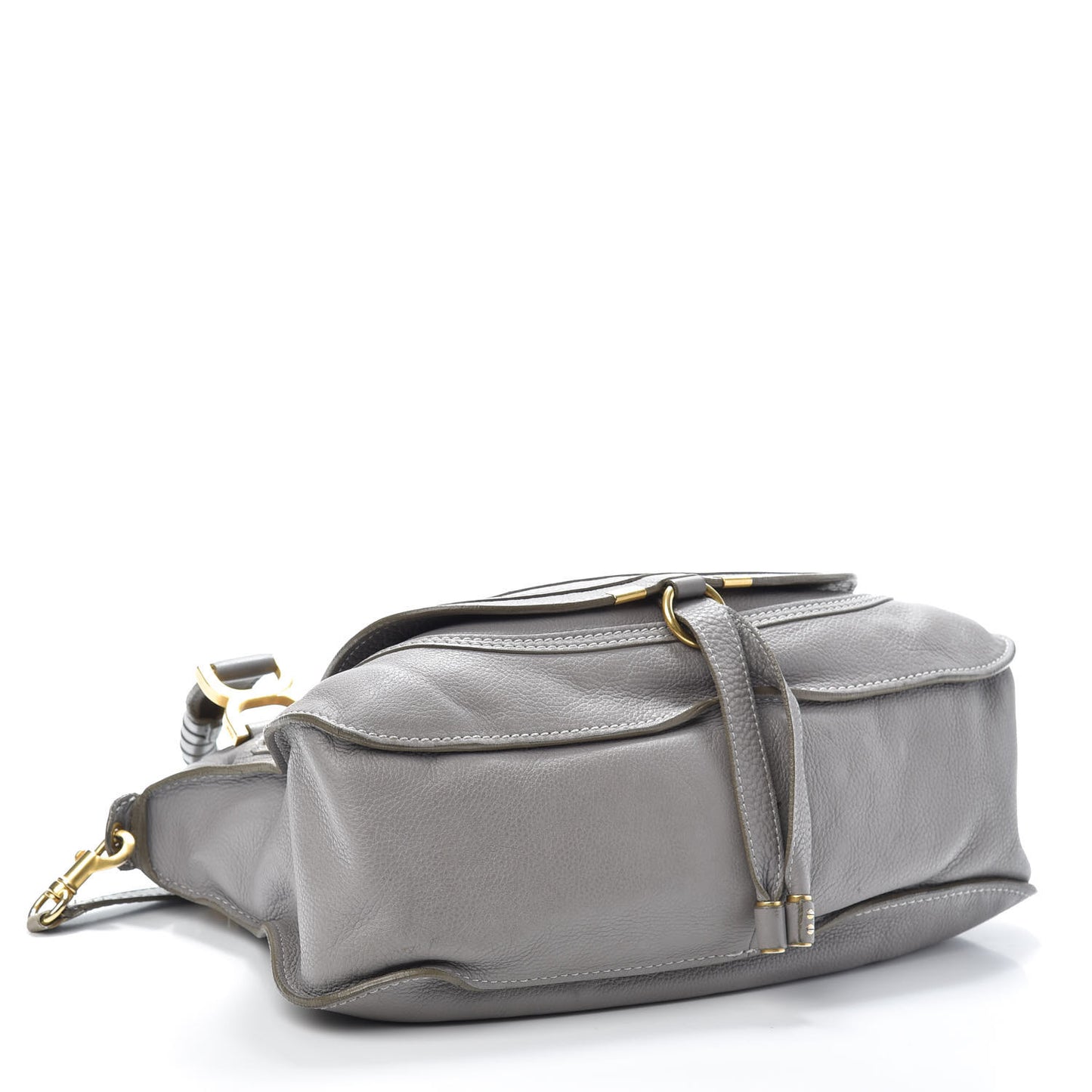 Calfskin Medium Marcie Satchel Cashmere Grey