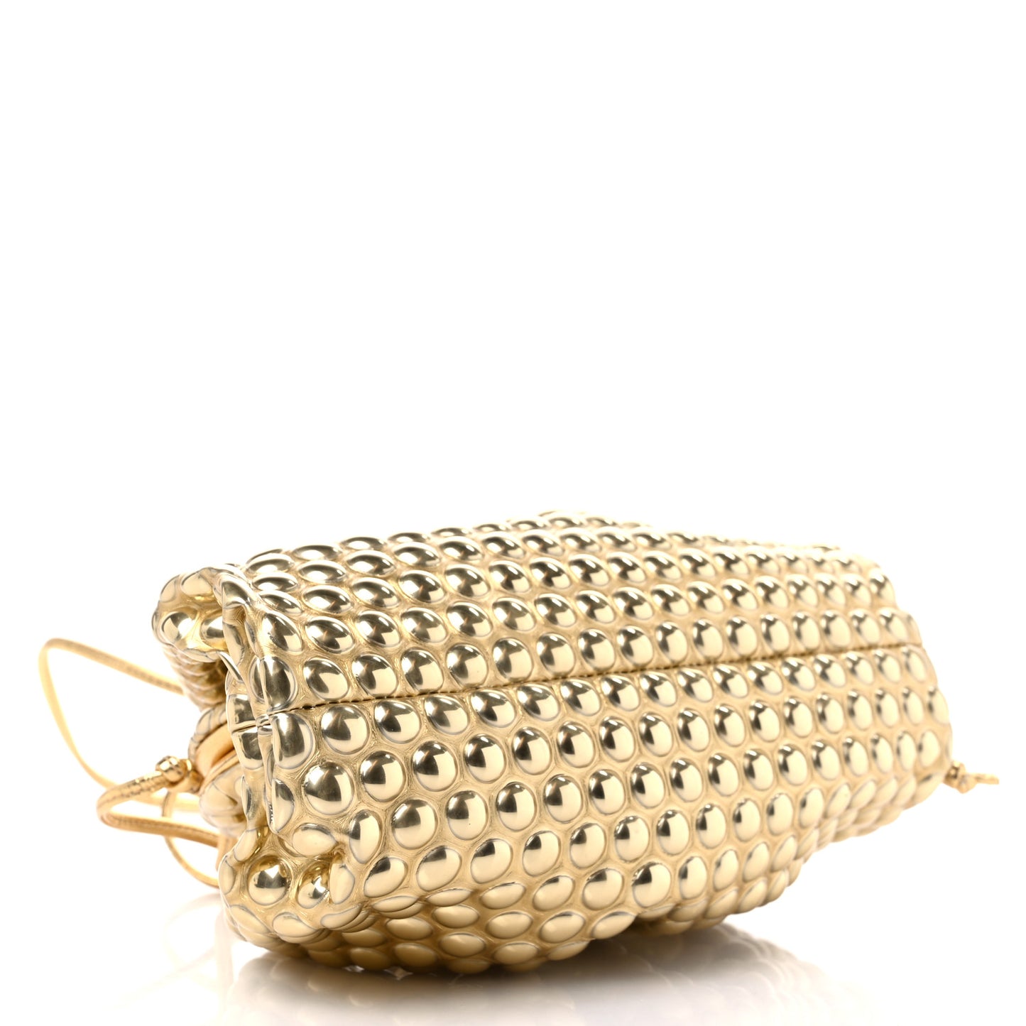 Metallic Fabric Bubble Wrap The Mini Pouch Gold