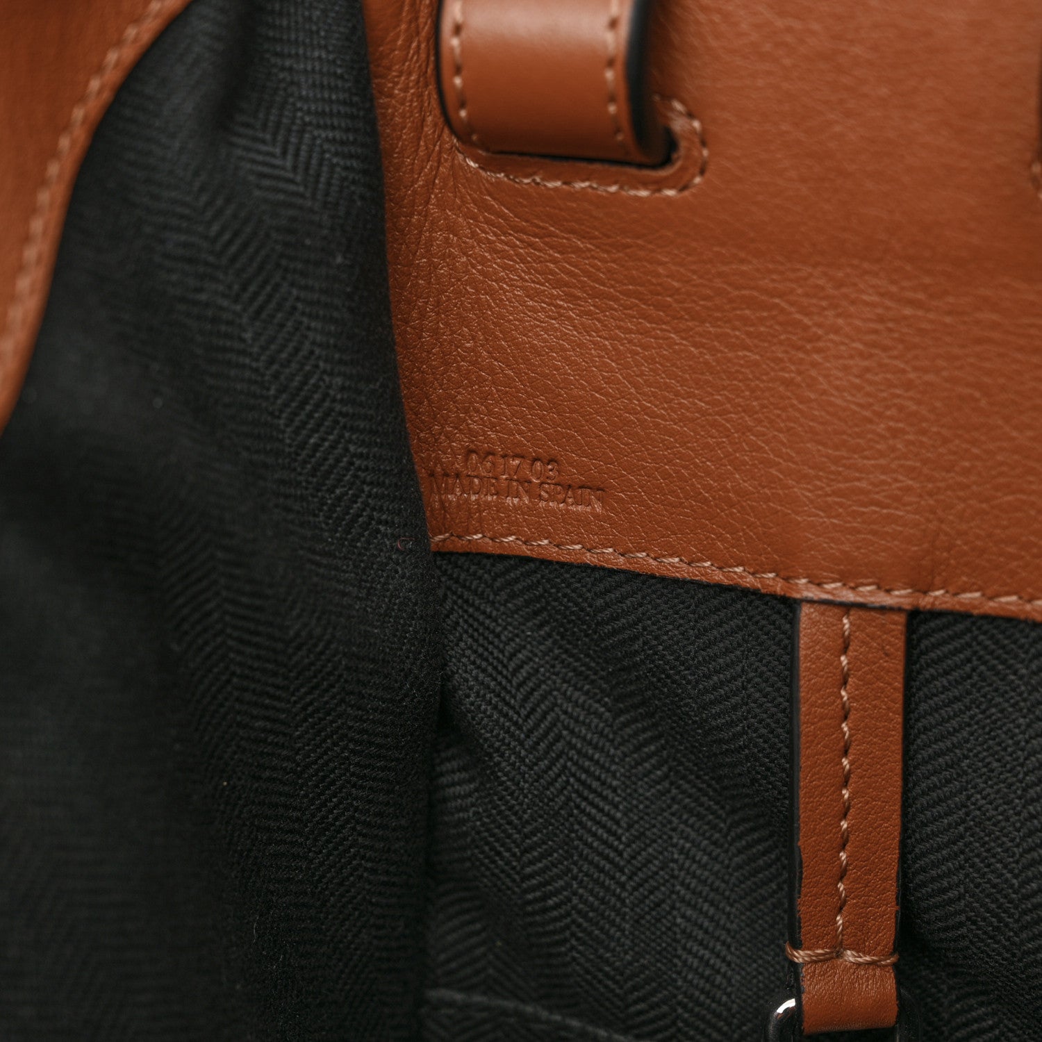 Loewe Calfskin Small Hammock Shoulder Bag Tan 7 of 13