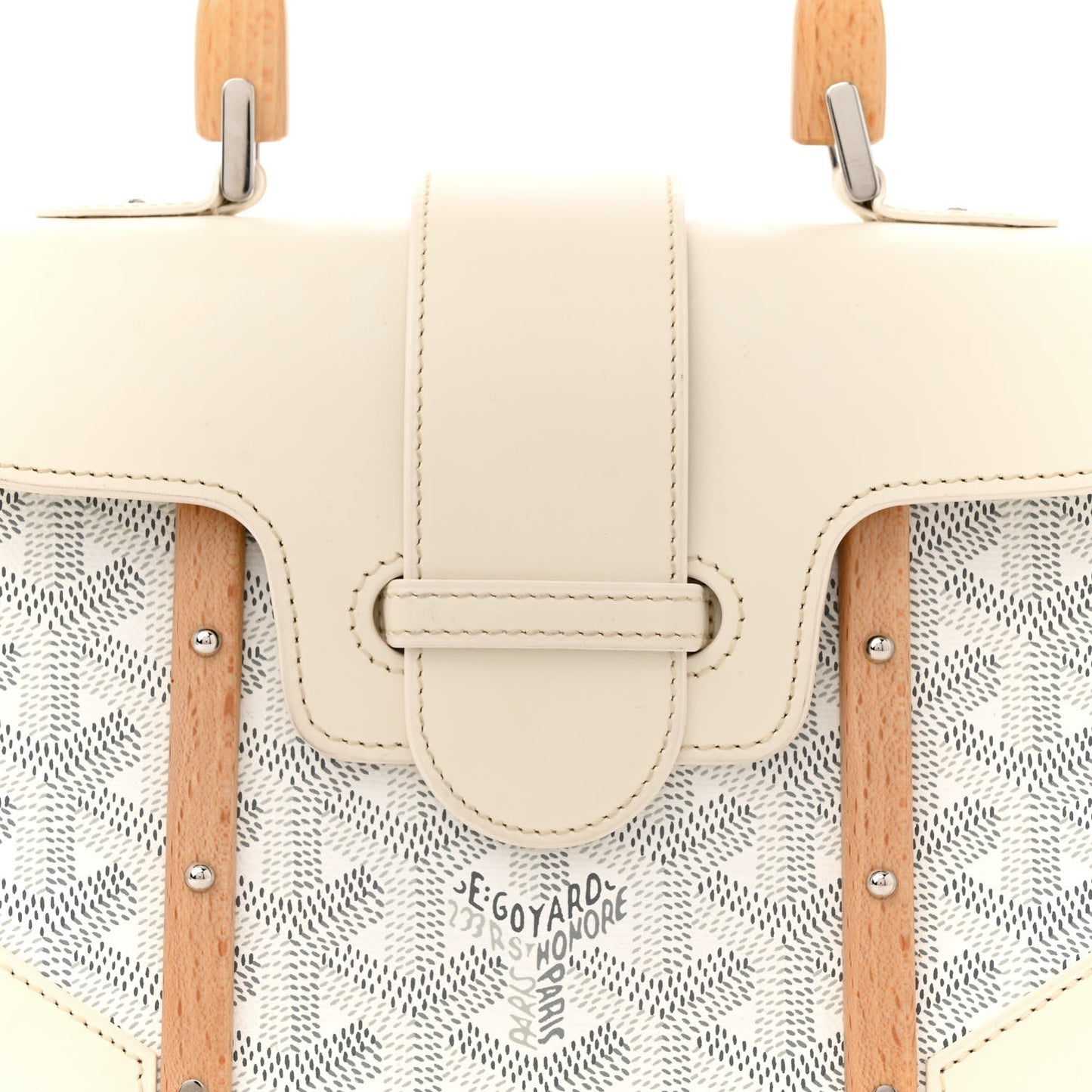 Goyardine Structure Mini Saigon White