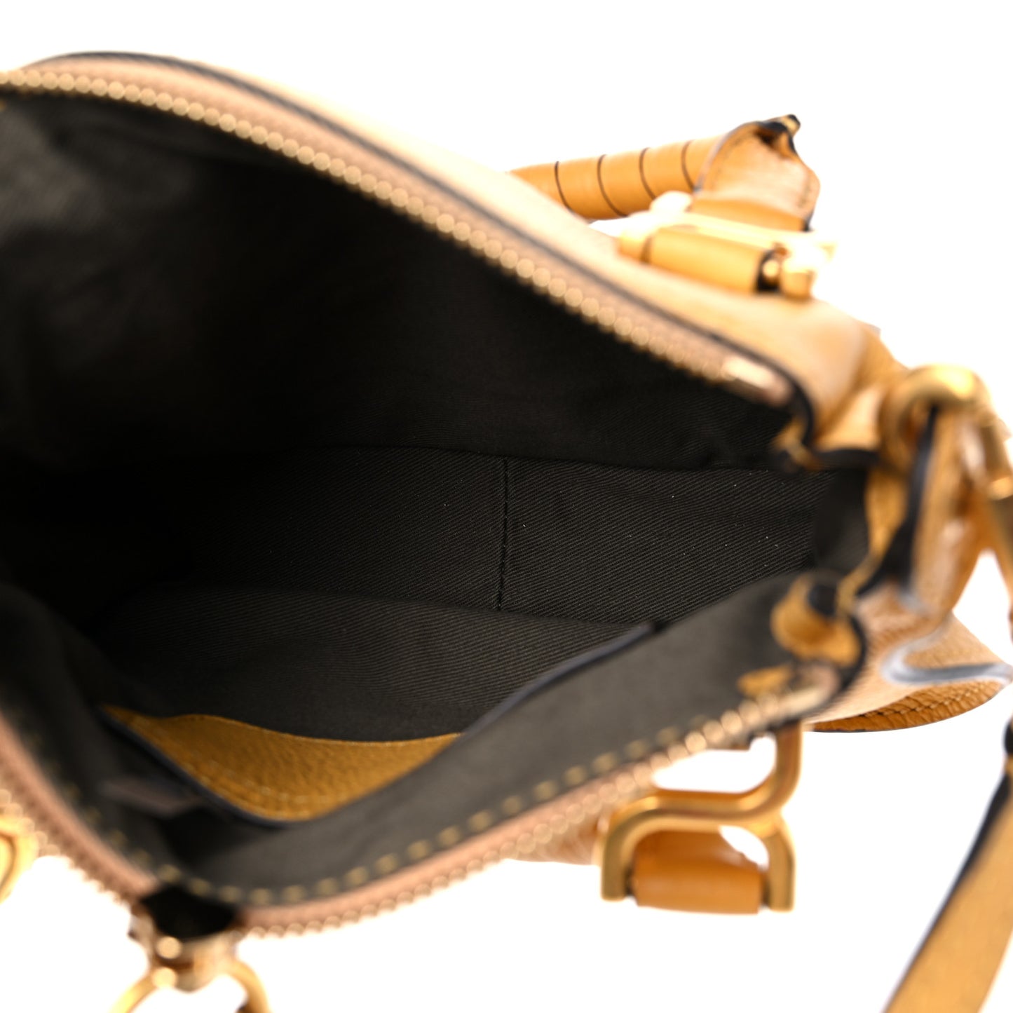Calfskin Mini Marcie Satchel Curry Yellow