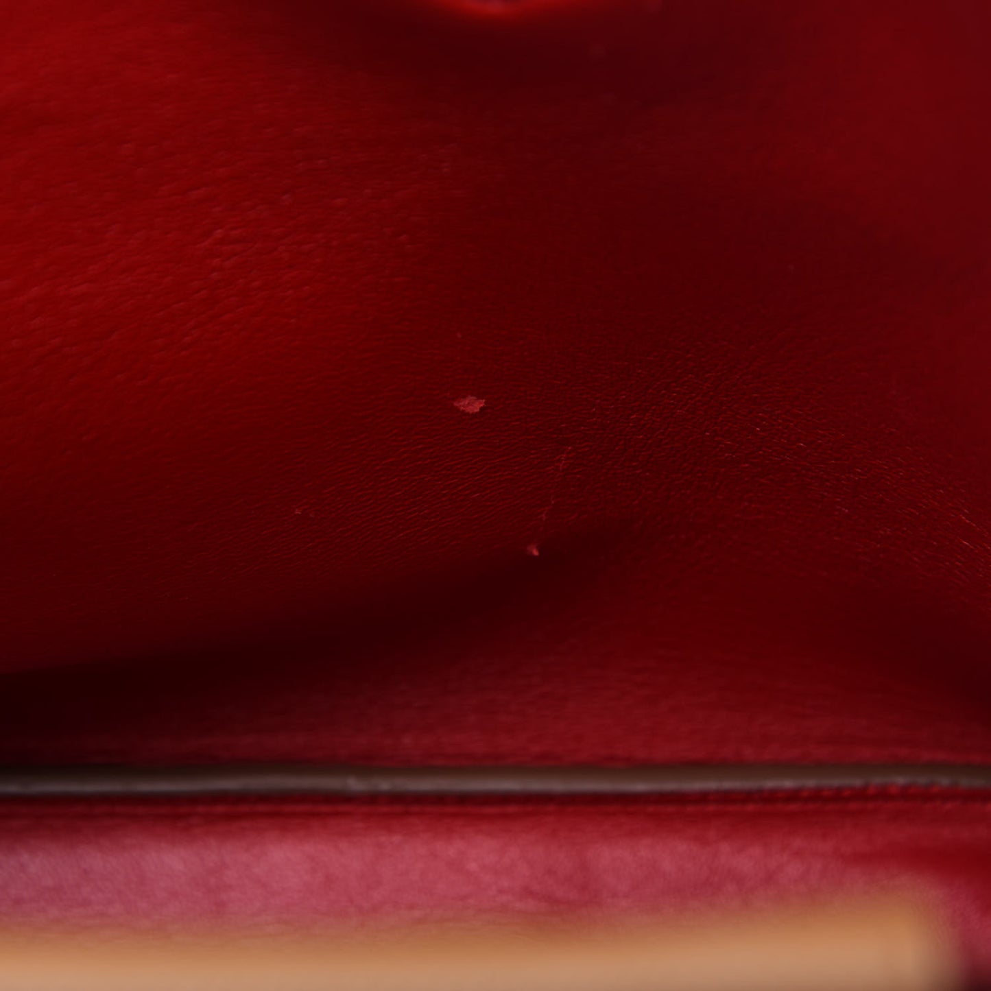 Saffiano Cuir Large Double Bag Caramel Fuoco