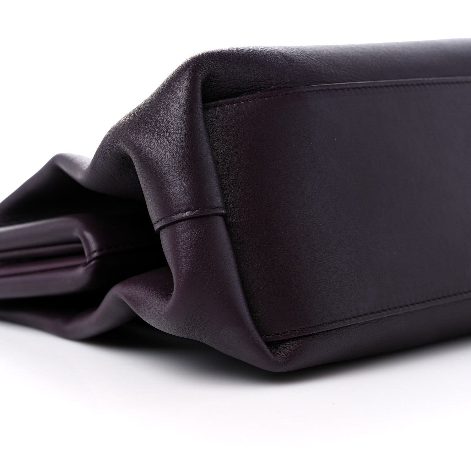 Bottega Veneta Calfskin Medium The Point Triangle Bag Grape 7 of 9