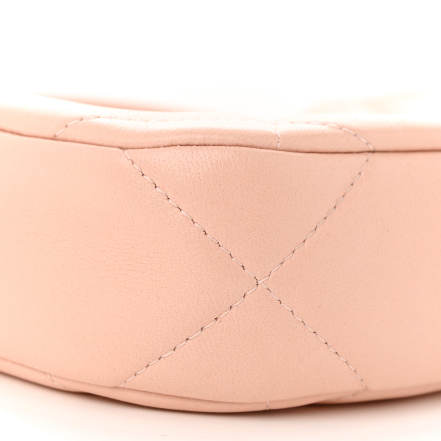 Lambskin Quilted Chanel 19 Hobo Clutch With Chain Light Pink