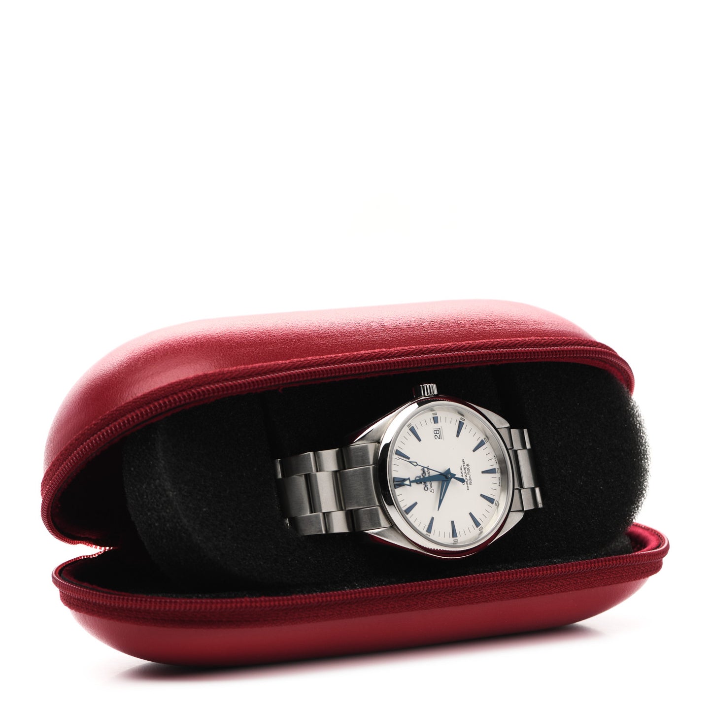 Stainless Steel 39mm Seamaster Aqua Terra Quartz Watch White 2503.33.00