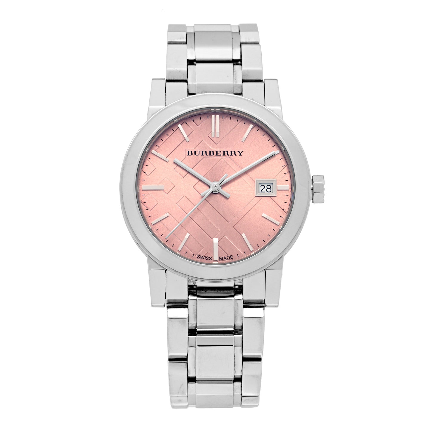 Stainless Steel 34mm The City Quartz Watch Pink BU9124