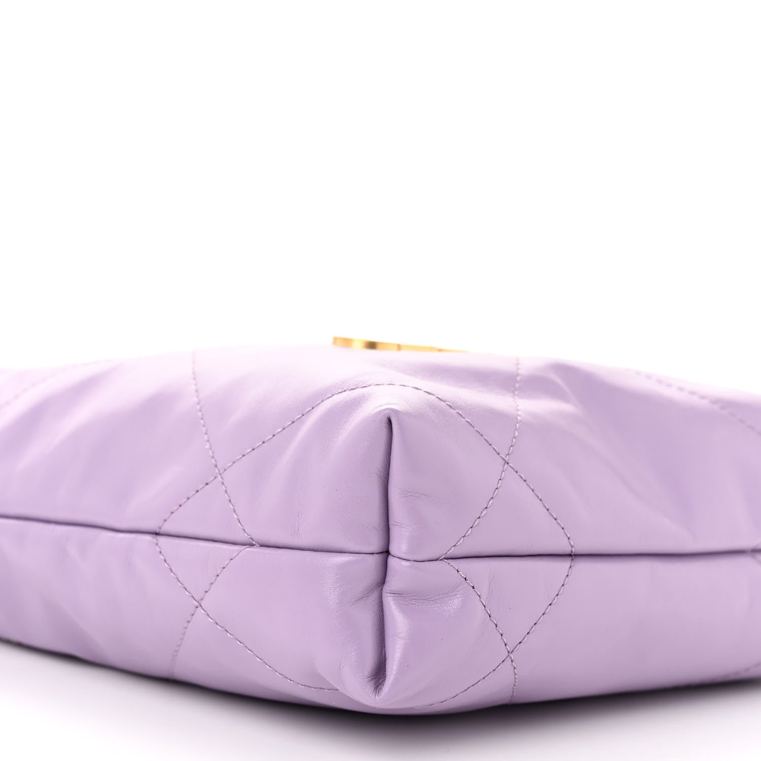 Chanel Shiny Calfskin Quilted Mini Chanel 22 Light Purple 9 of 10