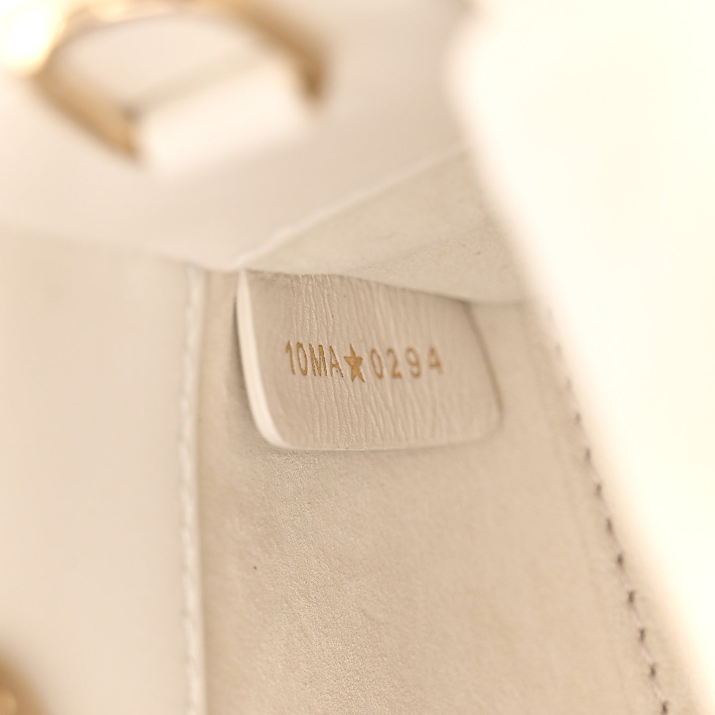 Lambskin Cannage Micro Lady D-Joy Latte