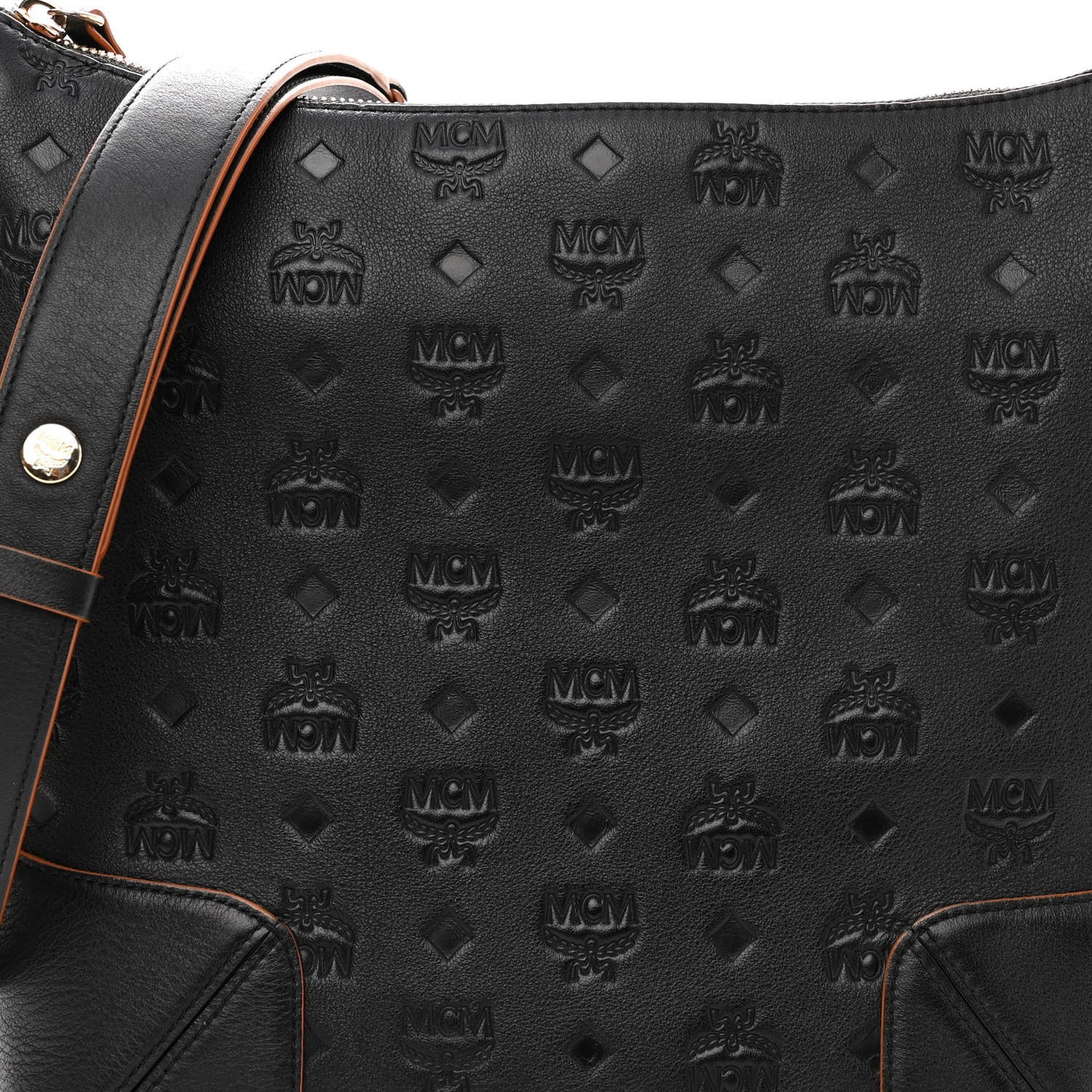 Calfskin Ottomar Monogram Medium Klara Hobo Black