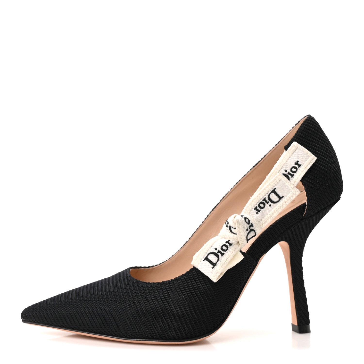 Christian Dior Technical Canvas Ribbon J Adior Slingback 100mm