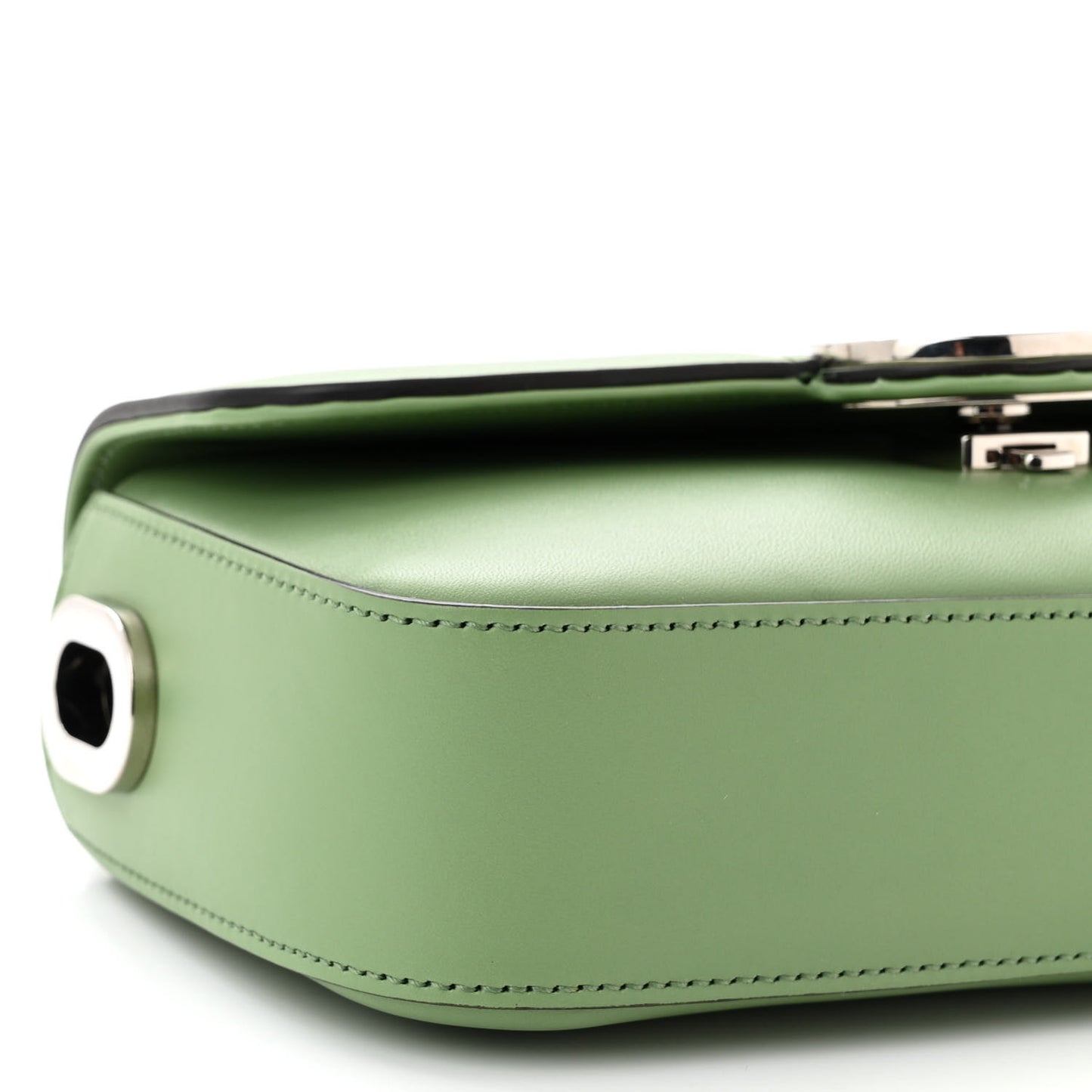 Calfskin Petite GG Mini Shoulder Bag Light Green