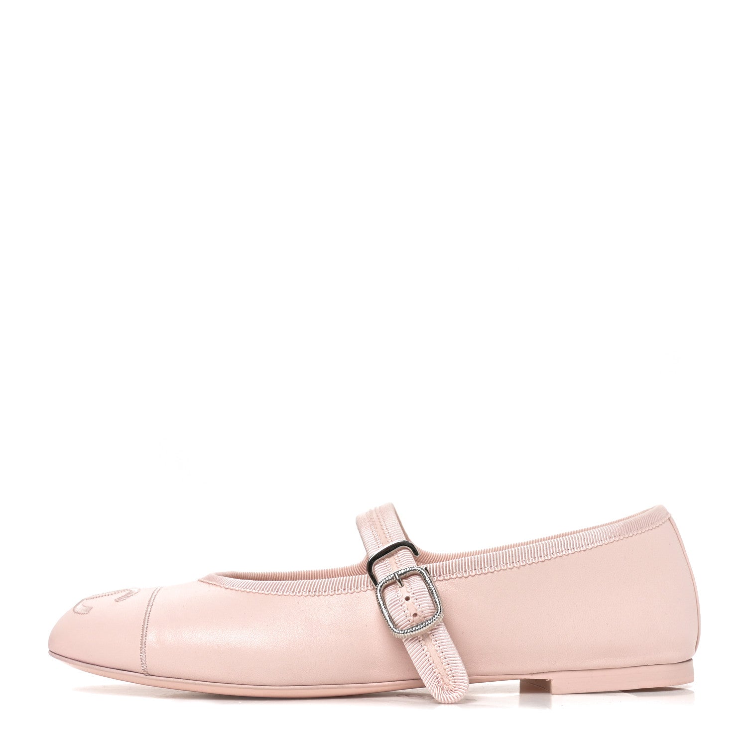 CHANEL メリージェーン　38 Chanel Lambskin Mary Jane Flats 38 Light Pink 1854949 – FASHIONPHILE