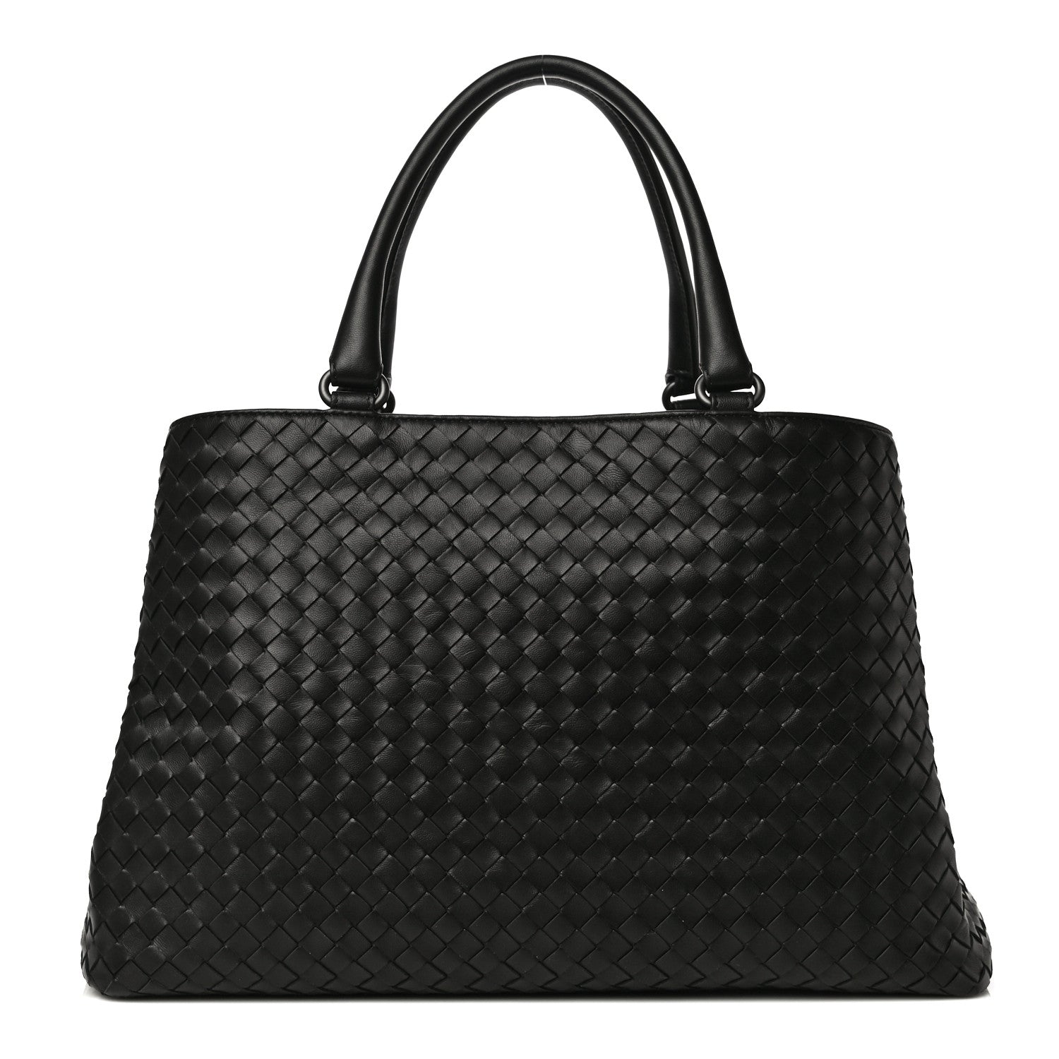 Bottega Veneta Nappa Intrecciato Milano Tote Black 955946