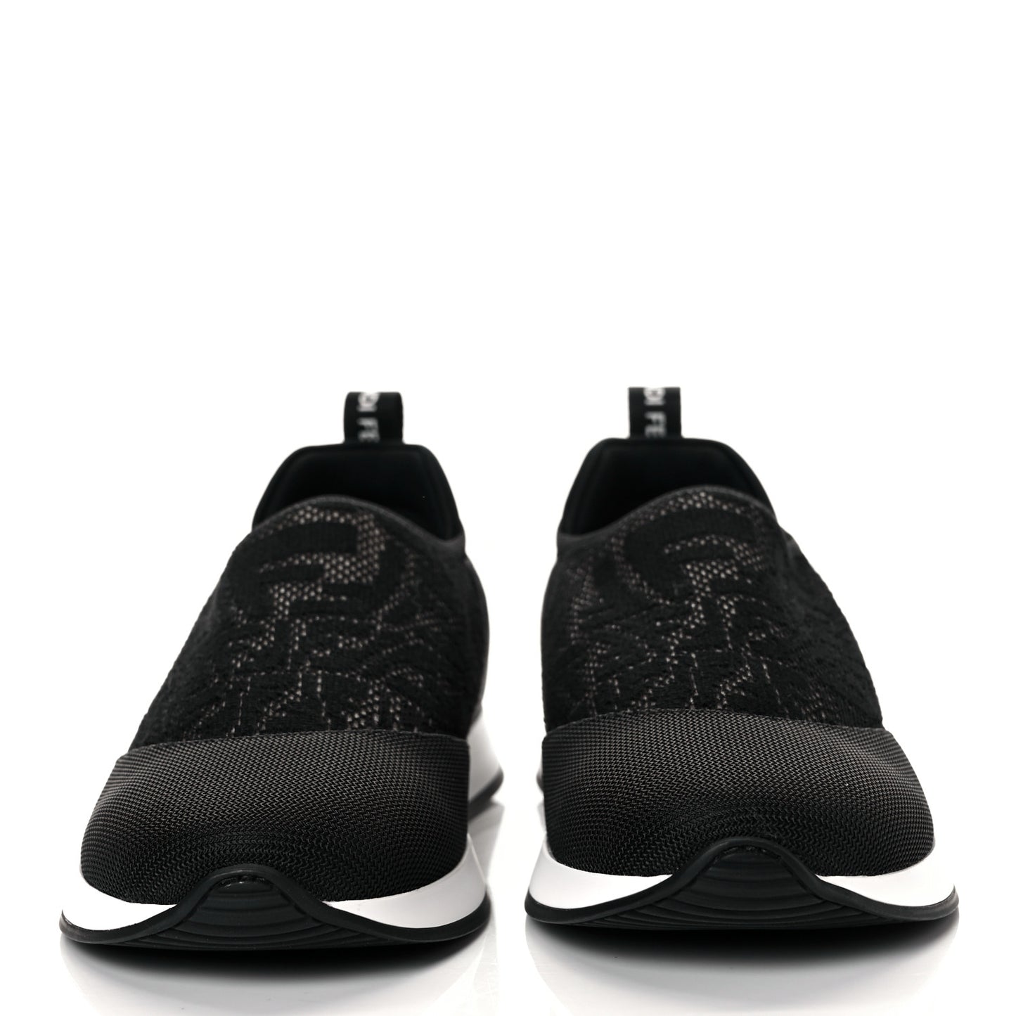 X SARAH COLEMAN Mesh FF Vertigo Runner Slip On Sneakers 36.5 Black