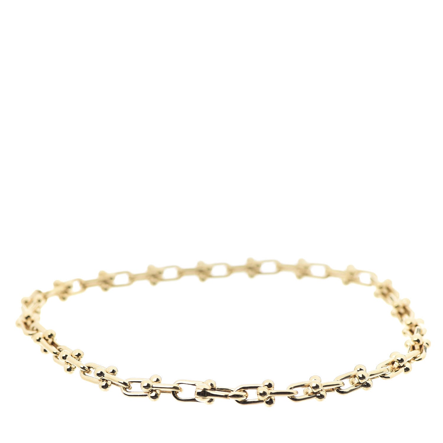 Tiffany 18K Yellow Gold Micro HardWear Link Bracelet 3 of 5