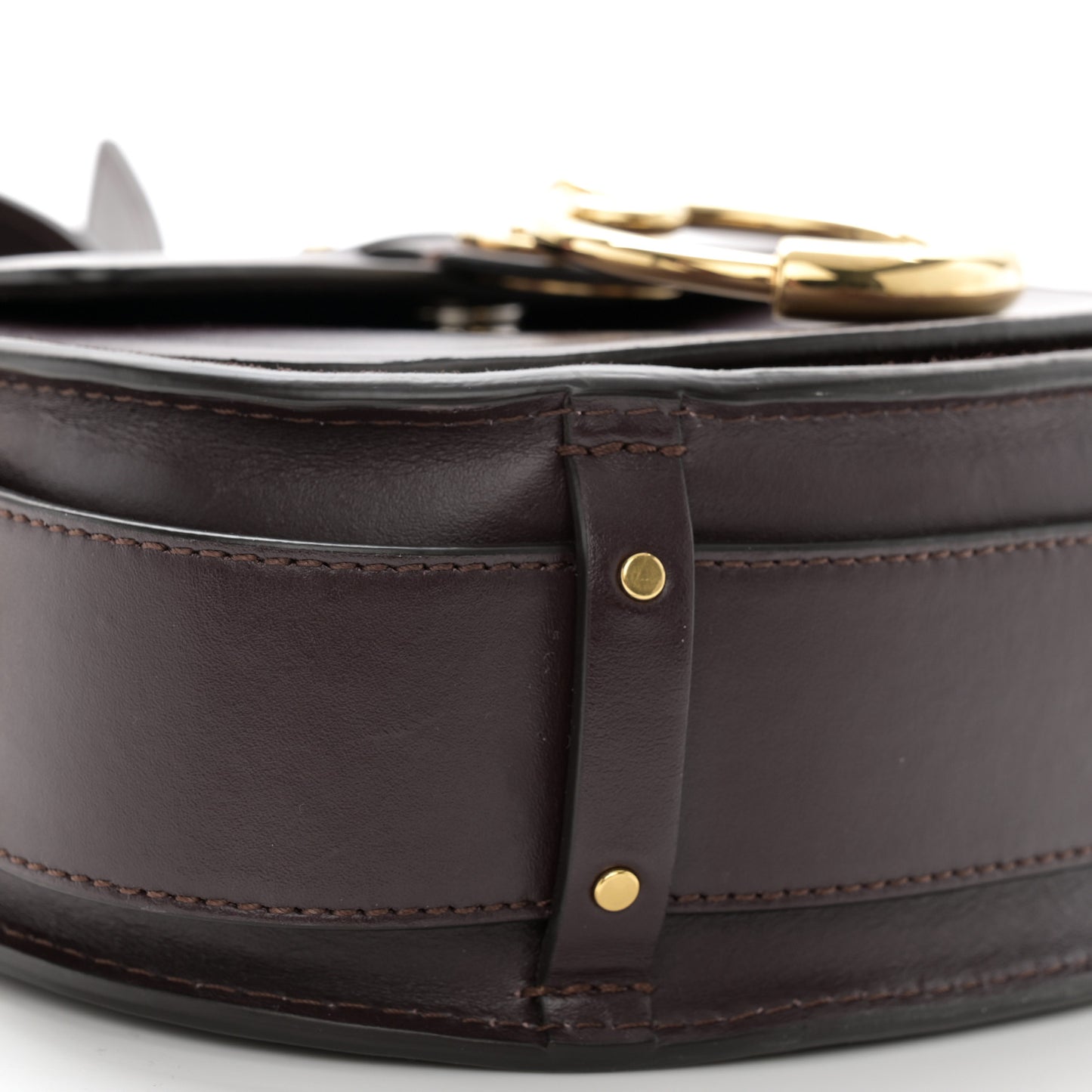 Calfskin Small Tess Bag Black Raisin