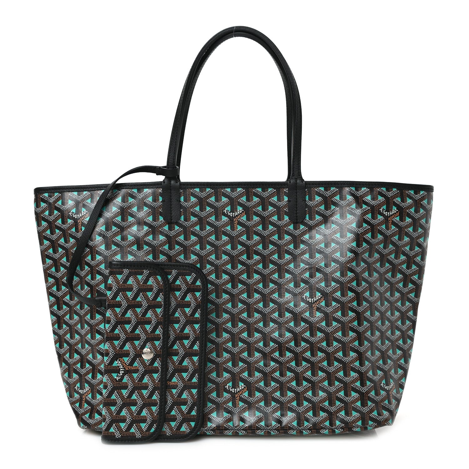 Goyard Goyardine Saint Louis Claire Voie PM Black Opaline 1 of 9