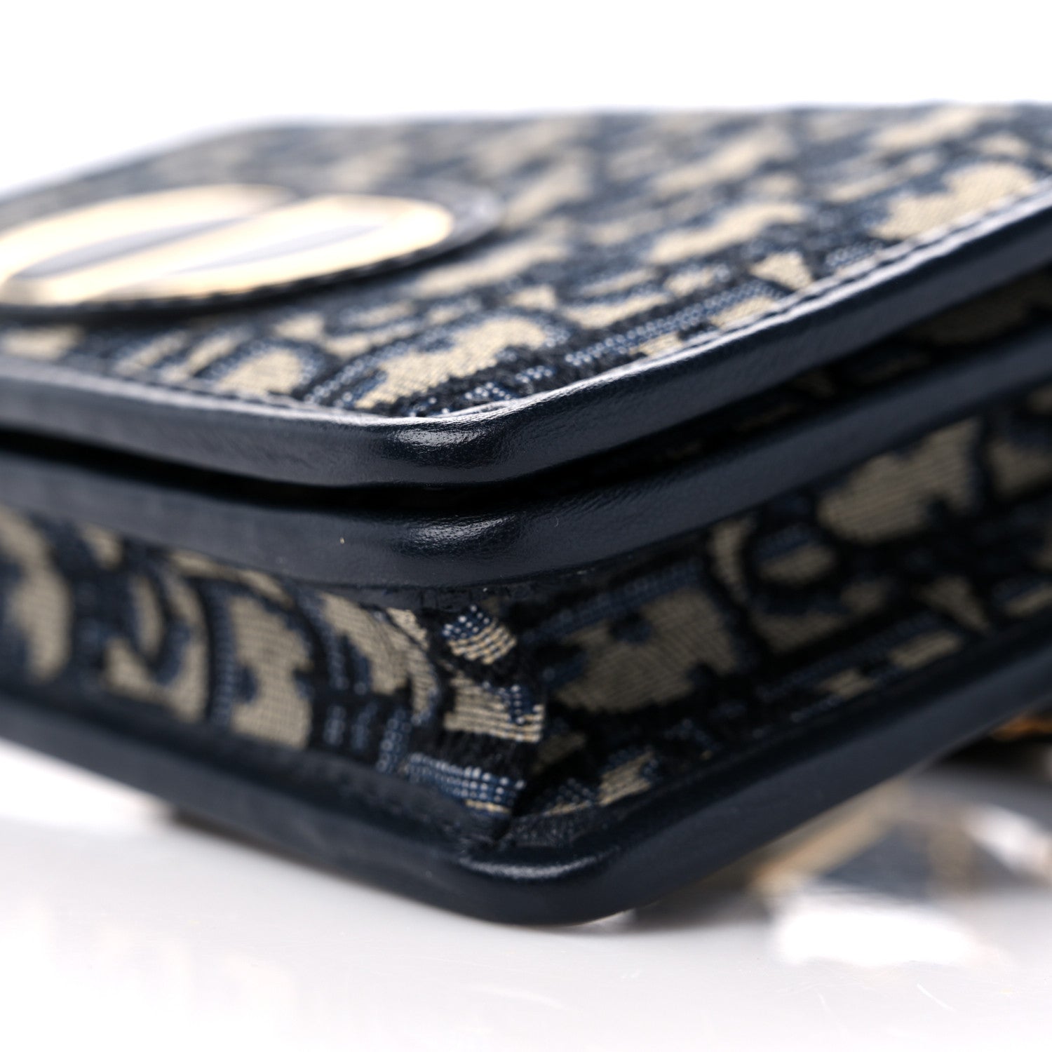 Christian Dior Oblique 30 Montaigne 2-In-1 Pouch Blue 8 of 9