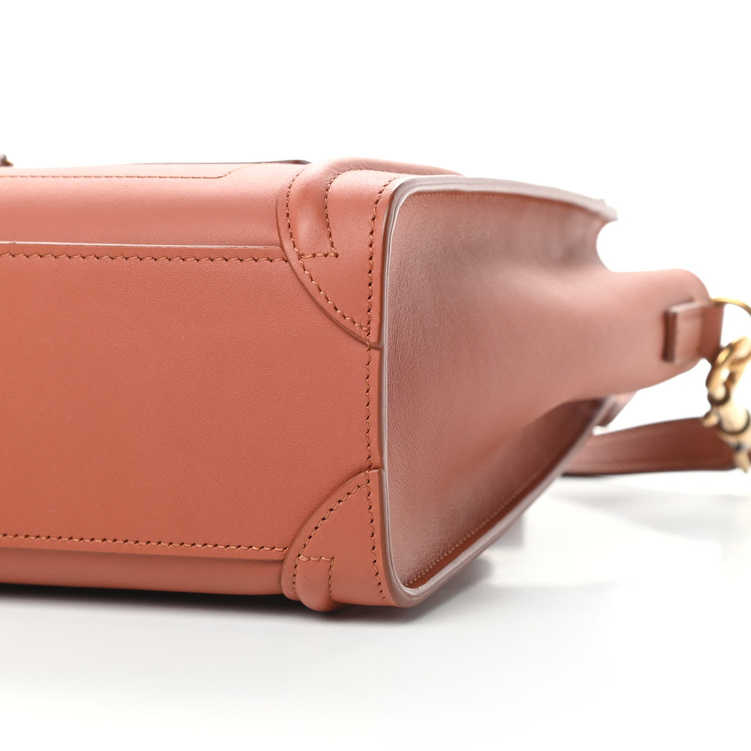 Celine Smooth Calfskin Nano Luggage Terracotta 11 of 12