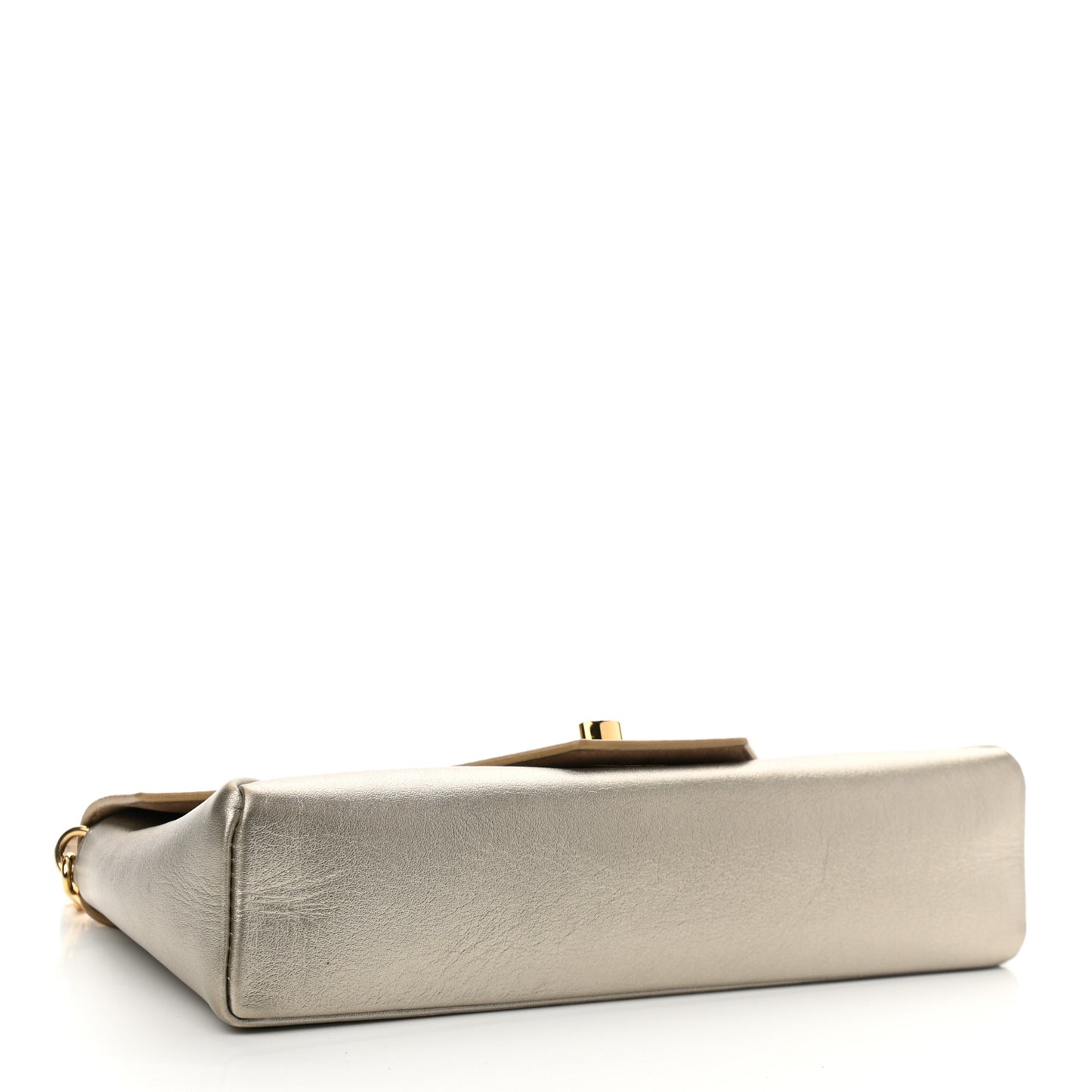Metallic Calfskin Love Note Gold Bronze