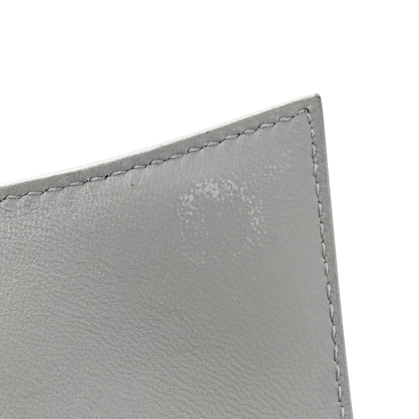 Sparkling Fabric XS Hourglass Wallet On Chain Silver