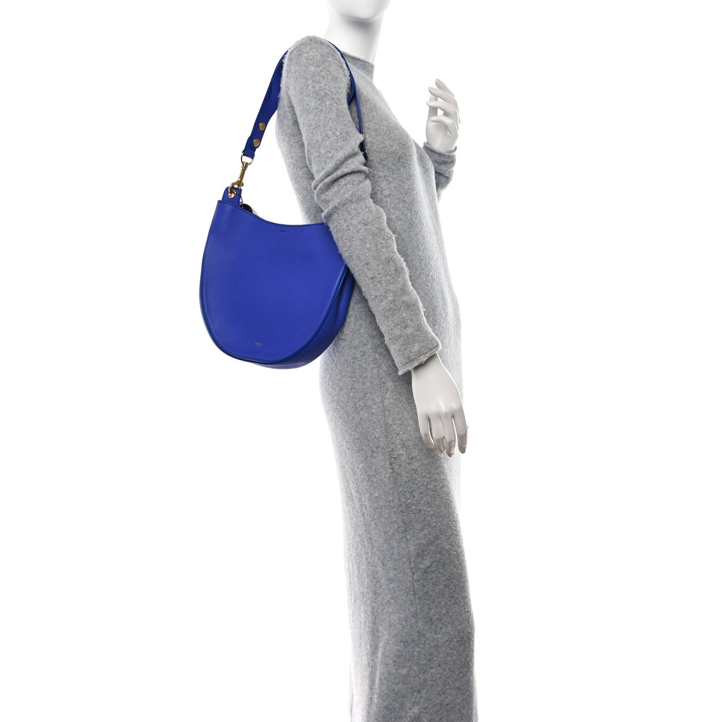 Supple Calfskin Small Hobo Indigo