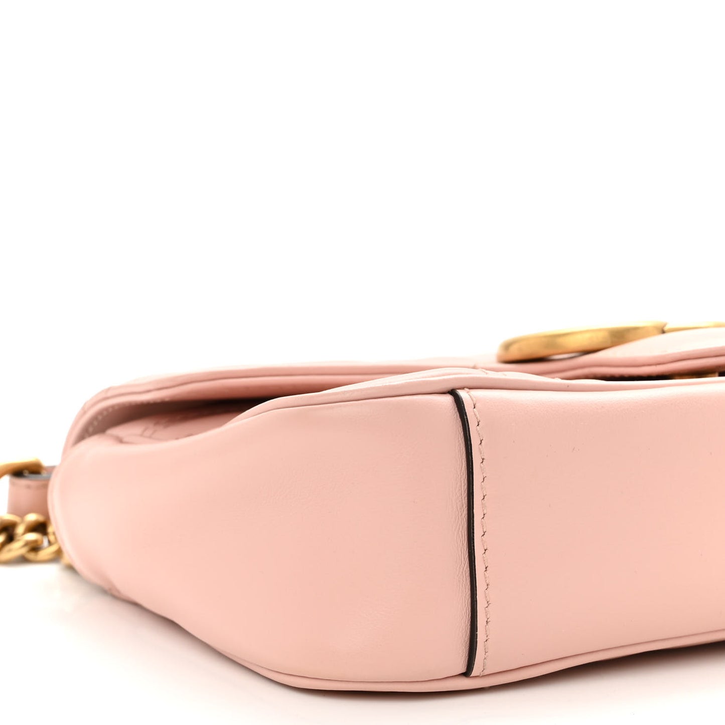 Calfskin Matelasse Mini GG Marmont Shoulder Bag Perfect Pink