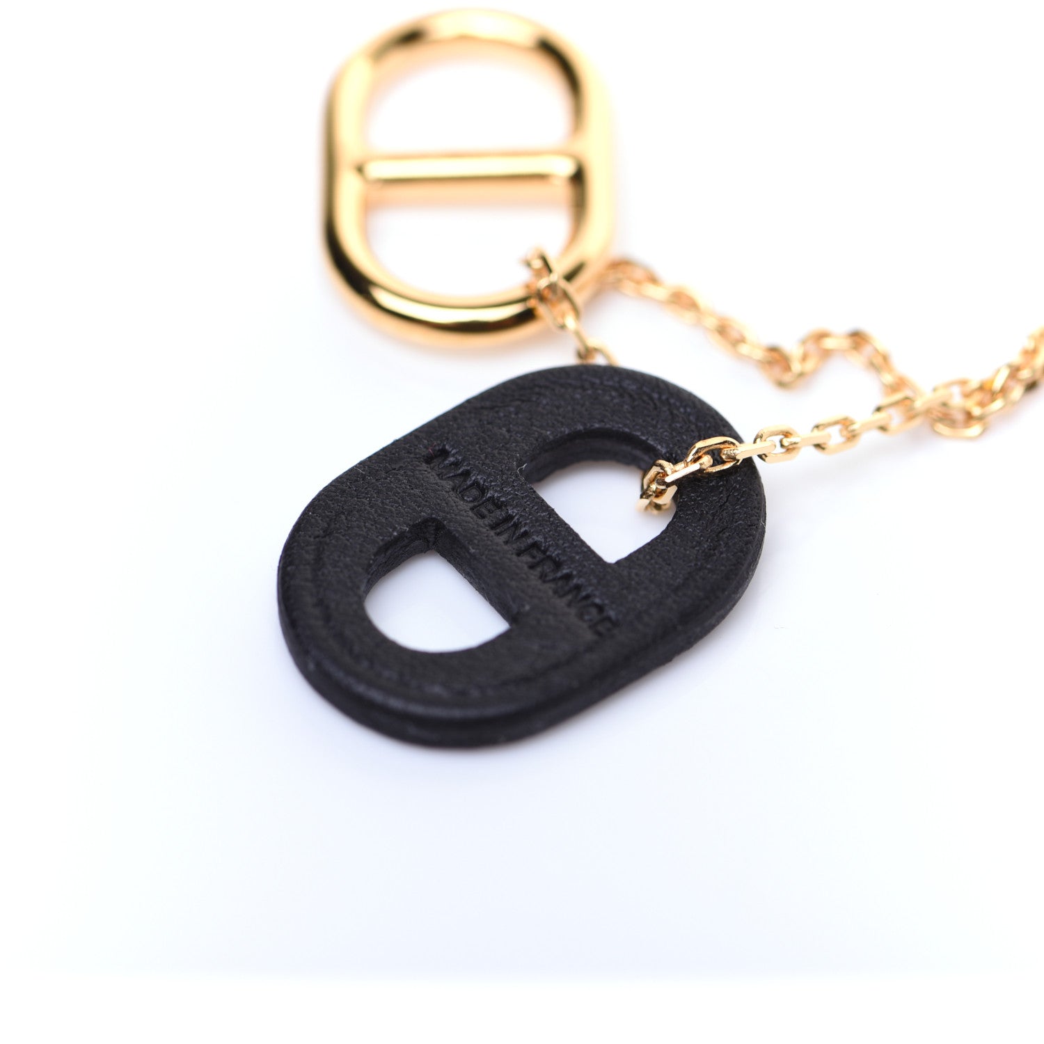 Hermes Swift O'Maillon Pendant Necklace Black 4 of 6