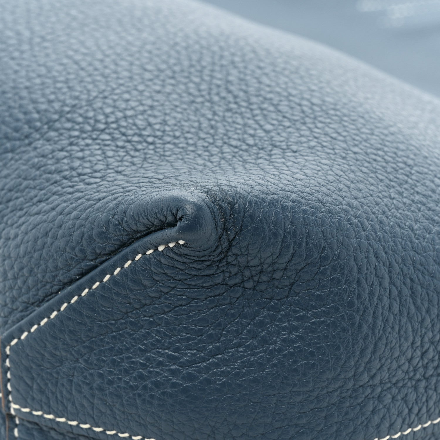 Hermes Taurillon Clemence Double Sens 36 Reversible Tote Menthe Colvert 14 of 20