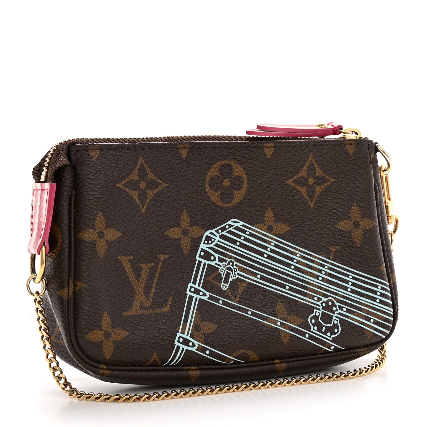 Monogram 2014 Christmas Animation Mini Pochette Accessories