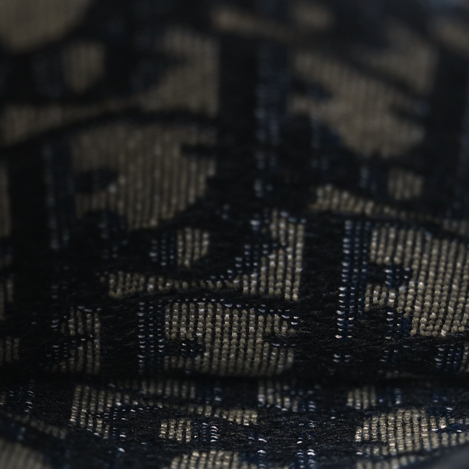 Christian Dior Oblique Saddle Pouch With Strap Navy Blue 8 of 20