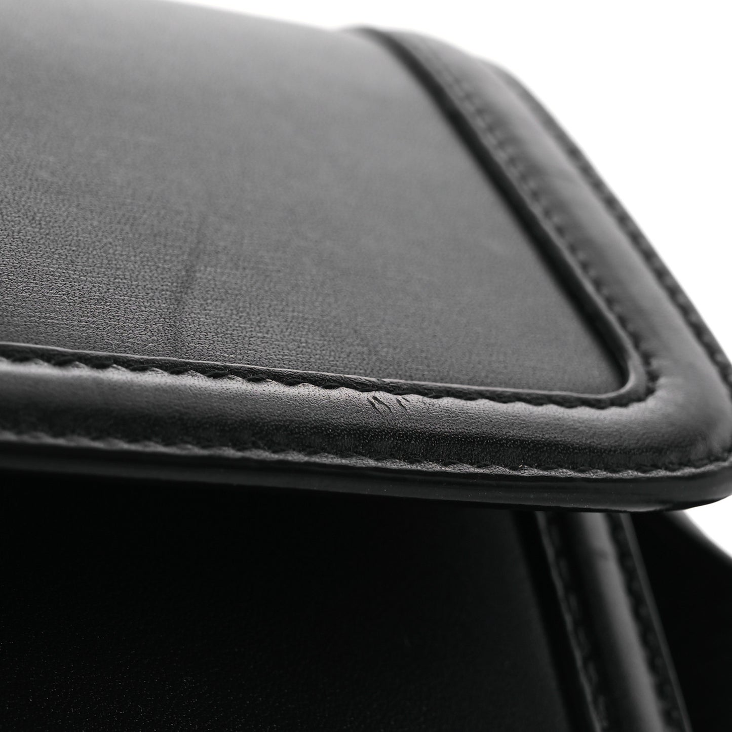 Smooth Calfskin Small Solferino Satchel Black