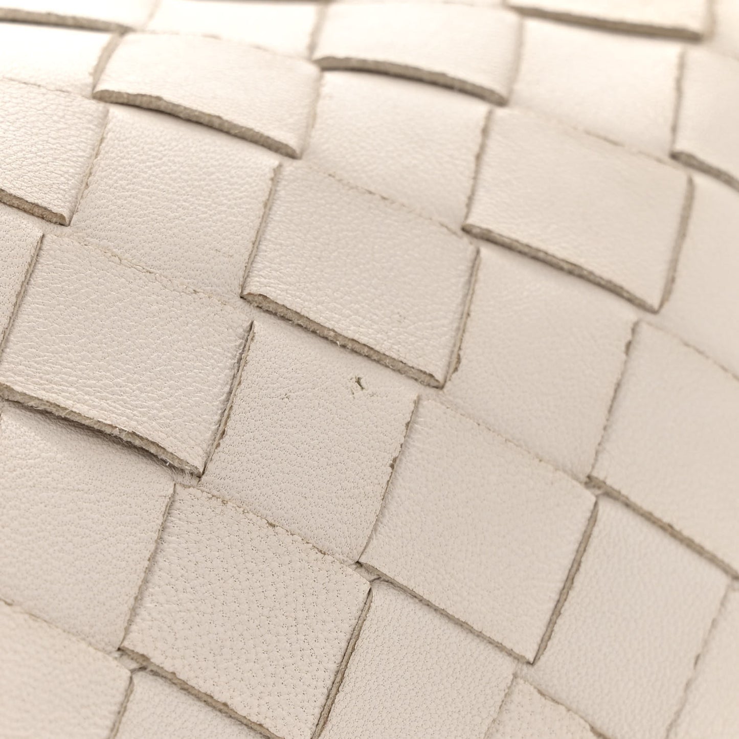 Nappa Intrecciato The Mini Pouch Chalk