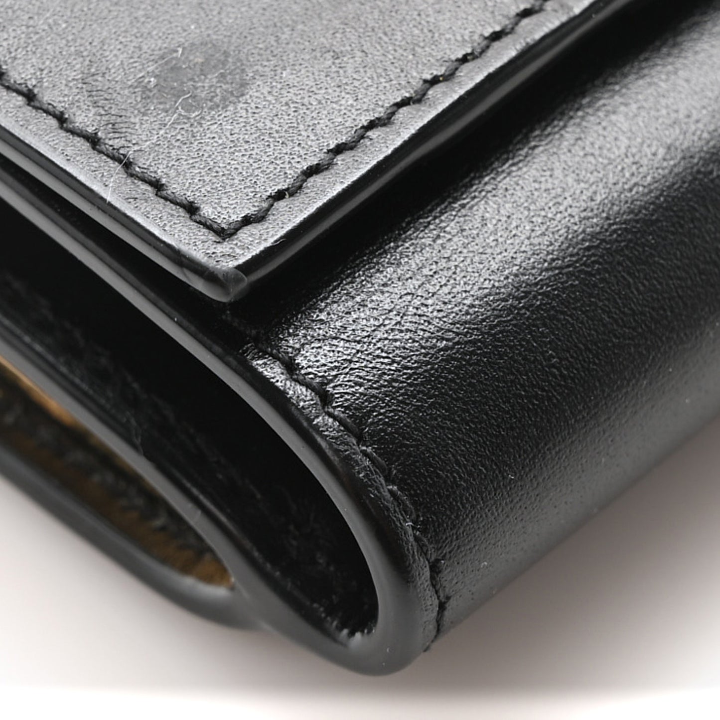 Smooth Calfskin Monogram Rider Belt Bag Black