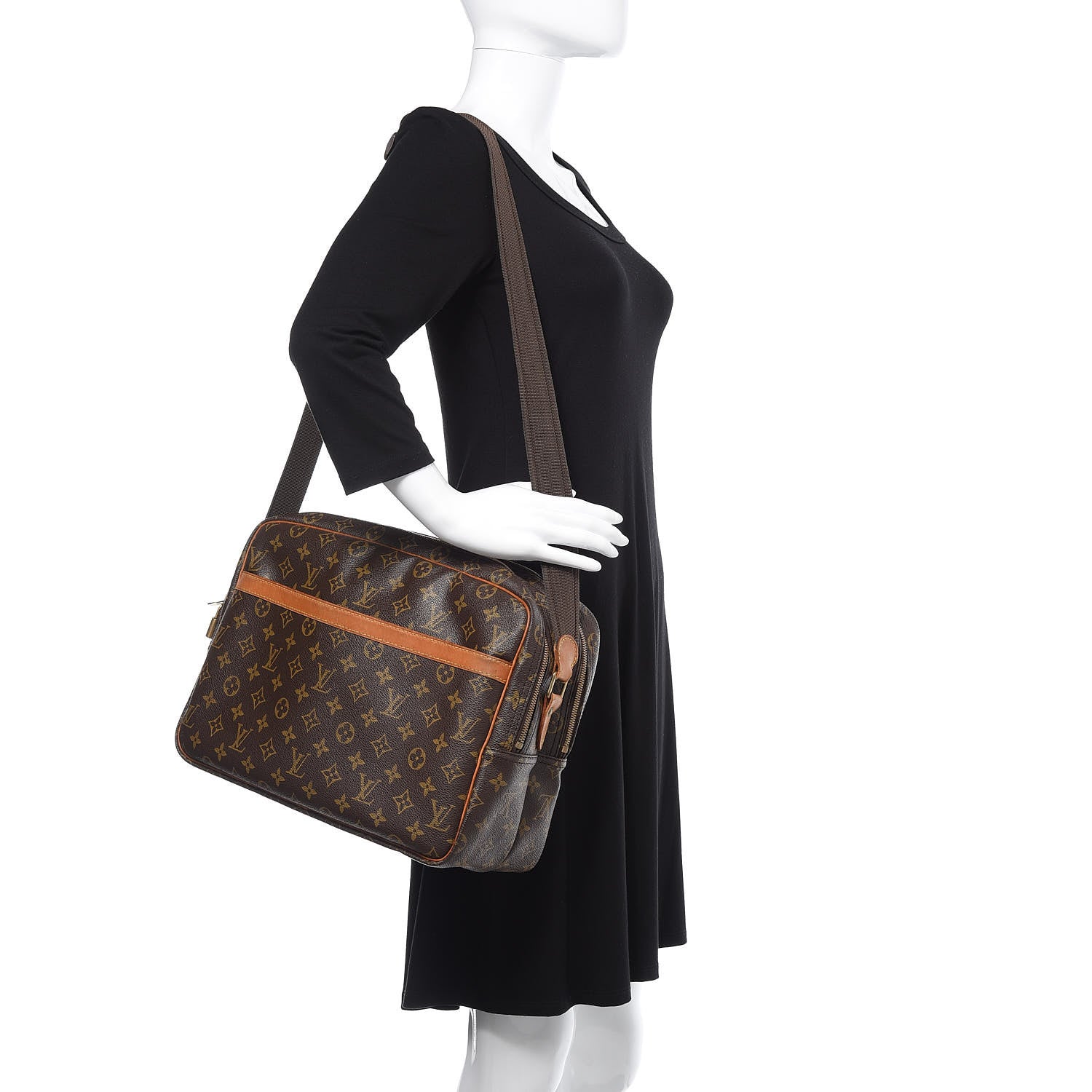 Louis Vuitton Monogram Reporter GM 2 of 12