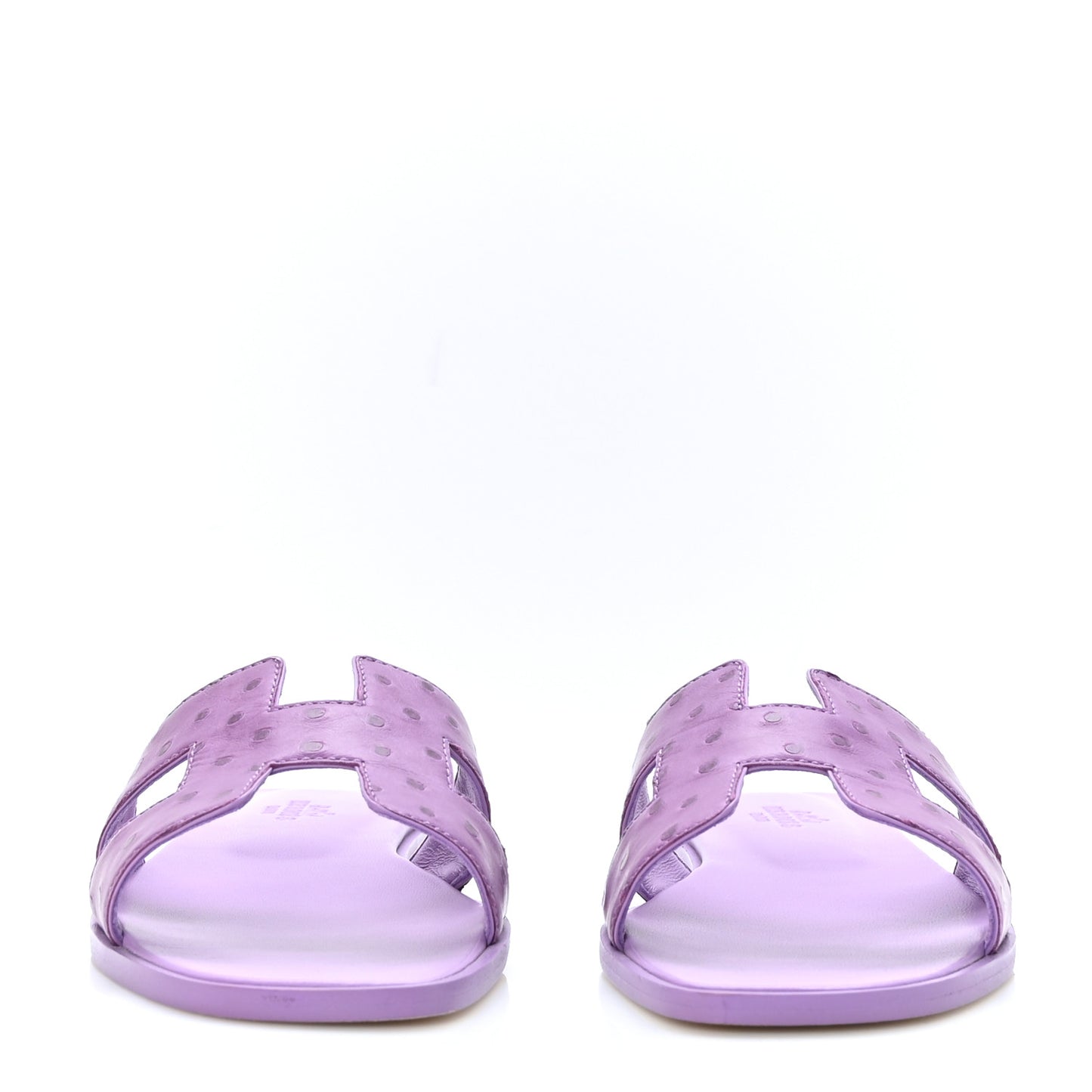 Ostrich Oran Sandals 36.5 Violet